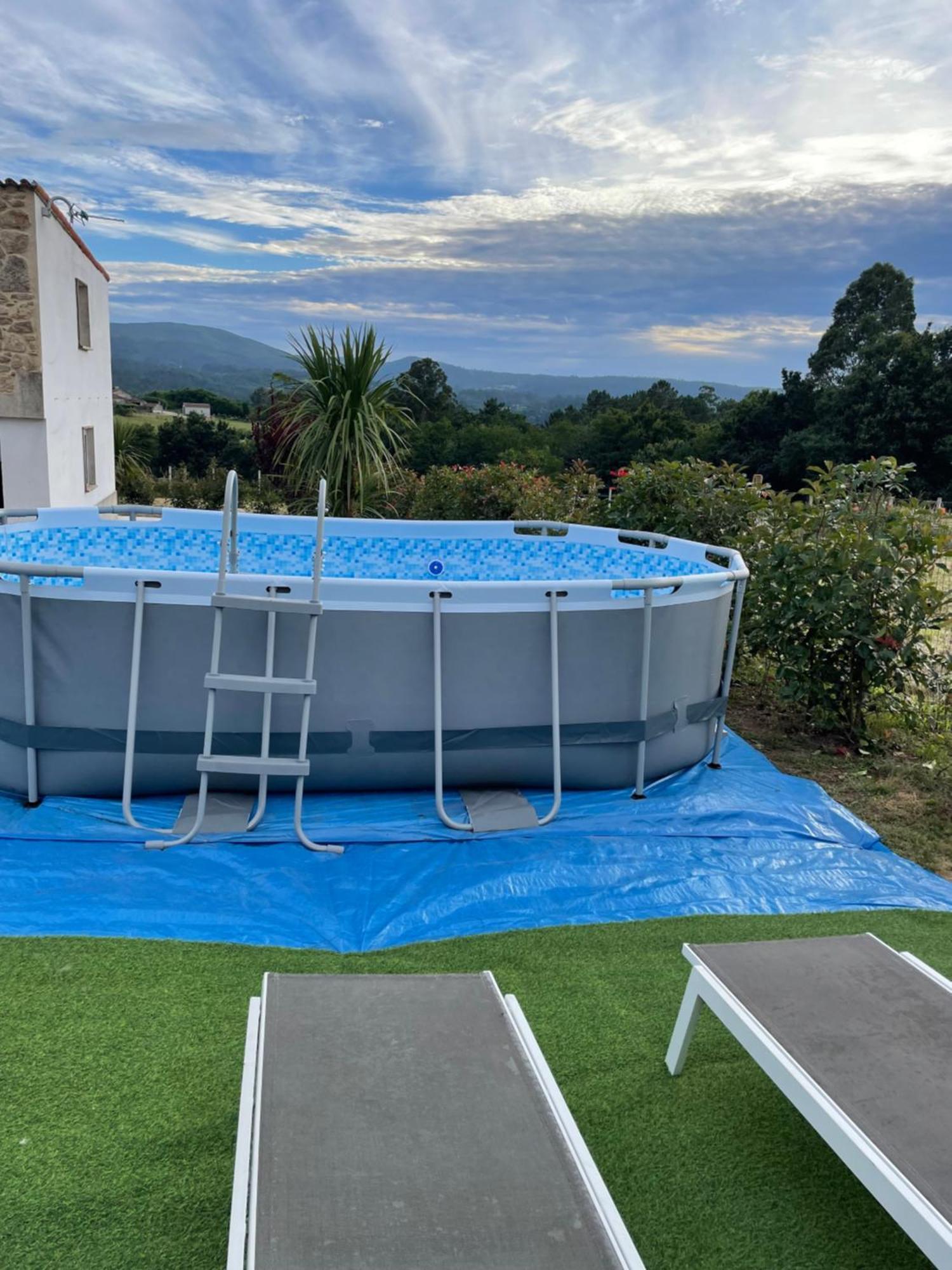 Casa Vanguardista En El Campo Cerca De Santiago Ποντεβέντρα Εξωτερικό φωτογραφία